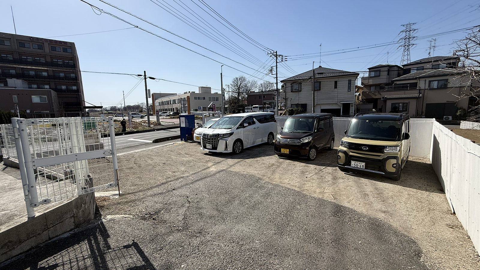 ジム専用駐車場